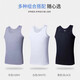 
[I-shaped breathable] Summer men's vest base breathable I-shaped vest men's casual gray XL (105-120Jin[Jin equals 0.5 kg])