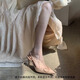 
Feiyao 6cm nude high-heeled sandals for women, summer wedding shoes, versatile skirt, high-end and atmospheric 37 high-heeled sandals-nude 6cm