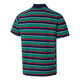 Nike (NIKE) short-sleeved POLO shirt men's 2025 summer new striped sportswear casual lapel T-shirt business half-sleeved top FN3897-410 blue and green stripes XL