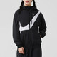 Nike (Nike) Frauenkleidung 2025 Sommer Sportbekleidung gewebt windprofessioneller Kapuzenportesport-Jacke Mode Casual Jacket Top HM8972-010 S