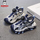 BOBDOG (BOBDOG) BOBDOG children's sports sandals boys' shoes 2025 new youth shoes non-slip boys beach shoes LY920K black blue 31 shoe inner length 19.8cm