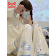 
MIIOW KING Catman Elvis pure cotton pajamas for women Spring and Autumn New Long Sleeve Trousers Loose Cardigan Sweet Cartoon Cute Home Clothing Set 9207 Dingdang Cat M [Suggested 80-100Jin [Jin equals 0.5 kg]]