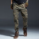 RankDavey Light Luxury New Brand Camuflage Pants Pantalones de trabajo Hombres de nueve puntos Moda Pantalones casuales Camuflage Sports Green 693a S