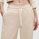 Lululemon丨Scuba women's mid-waist wide-leg sweatpants LW5GX9A variegated light ivory white S