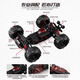 Yunya rc remote control car brushless professional adult four-wheel drive high-speed bigfoot drift boy toy car off-road climbing racing black warrior full scale 75km/h adjustable speed