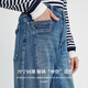 
Navigare Italian sailing women's wide-leg jeans 2025 autumn new loose wide-leg trousers cotton skin-friendly trousers denim blue M