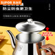 苏泊尔（SUPOR）官网油壶不锈钢316食品级家用厨房过滤油渣大容量加厚储油罐油瓶 1283毫升约装2斤送滤网+防尘盖