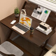 Yuanjing desk study table height four-level adjustable folding desk desk small apartment home desk 80*40