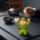 Xiye Japanese people kneel down and surrender, color-changing tea pet ornaments, fine tea toys, tea tables, tea tray decorations, tea accessories, Japanese people surrender, color-changing models, safe packaging
