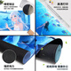 Drei-Farben-Katze 2D Anime Maus-Pad Super großer Junge E-Sports-Frauen Laptop-Tastatur-Schreibtischmatte Anti-Schlupf-E-Sport Smooth Lock Edge Anti-Rutsch-Slip Custom Größer und verdickte 15266 hautfreundliche und glatte Präzisionskante 80 cm x 40 cm x 4 mm