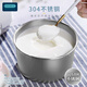OIDIRE yogurt machine for household fully automatic small yogurt fermentation integrated rice wine natto machine cooking machine [white ceramic divided cup*4+10 small phage powder]