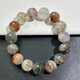 Bracelet de cristal fantôme à mille couches pour quatre saisons Natural Full Full Ghost Greed Red Ghost Bread Bracelet QCSJ12247 Perle Diamètre d'environ 12 mm