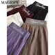 MAGIOPY international luxury high-end brand white gauze skirt high-end exquisite skirt 2025 new style draped and long temperament Encore red 90-150Jin [Jin equals 0.5 kg] Unicode