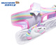 Skechers Skechers Girls Velcro Cartoon Flashing Sandals Children's Fashion Colorful Open-Toe Beach Shoes 303107L Lavender/Multicolor/LVMT 33.5