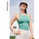 
Raft corega water drop beauty strap chest pad vest integrated woven quick-drying sleeveless fitness clothing yoga vest F14224 milk shake white S