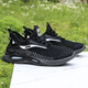Zapatos changxiang huili zapatos para hombres 2025 Nuevo verano suave hueco de malla delgada zapatos de malla suave malla casual zapatos deportivos FH-882-DD Negro 39