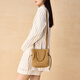 CHARLES/KEITH25 autumn new product small suede drawstring tote bag lucky bag birthday gift CK2-80151536-1 Sahara Sand S