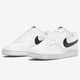 耐克（NIKE）男子运动休闲鞋COURT VISION运动鞋DH2987-101 白黑 42.5 