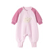 Mini Bala Antistatic Infant Plush Outing Onesie Polar Fleece Can Be Weared Outside Baby Clothes 2025 Autumn New Style Pink Bunny Antistatic More Comfortable 90cm