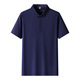 LEE KIDS men's T-shirt summer ice silk POLO shirt collar sports summer lapel short-sleeved men's T-shirt quick-drying polo shirt 12358 black M
