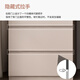 Hongshangju solid wood computer desk, makeup table, cupboard, study desk, bedroom desk, home dressing table, khaki + walnut color 140*60*75cm three drawers