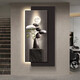 Mopai (Mopai) stone running entrance decoration painting modern light luxury meaning good corridor hanging paintings into the door LED luminous lamp painting murals stone running A model 60*120cm48*12048*100 plug-in model