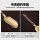 Wanshitang light luxury copper solid wood long-handled teaspoon teaspoon Kung Fu tea taking teaspoon tea shovel tea tea spoon tea ceremony accessories 3 points 2CM