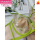Modal Weichstahl Ring dünne Tasse ätherische Öl BH Big Brüste zeigen kleine Unterwäsche für Frauen Spitze sexy Anti-S-Sagen-Komfort Set Schwarzer BH 2128 75B 34c Cup