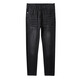 Lee Kids Summer New Black Jeans Männer schlanke Füße Trendy Elastichose Mode lange Hose schwarz 1048 Style regulär 28 (2 Fuß 1)