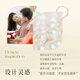 Zhen Shang Silver Chinese Gold Pearl Silver Earrings Pendant Women's Light Luxury High-end Birthday Gift for Girlfriend Wife Mom S925