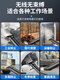 鼓风机大功率吹风机锂电充电式工业用强力吹灰机吹雪清灰除尘器 DY-新款风暴蓝3888TV一电一充[重