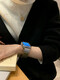 Balter星光记复古精致不锈钢金属表带适用于iwatch1098se简约通勤 星光色表带+星光色砖壳 仅出售表带不含手表