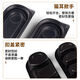 
New disposable lunch box rectangular Japanese packaging box takeaway fast food box sushi bento box plastic partition SZ1048 equally divided three grids with lid 550ml 500 sets
