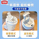 
THERMOS Cute Ghost Thermos Cup High-Precision Student Stainless Steel Portable New Double Drinking Coffee Men and Women Straw Water Cup BXAB13796 Ghost Blue + with Lanyard Ceramic Inner Bottom