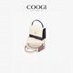 Coogi [New Product] Bag Damen Vielseitiger Ketten -Pendler -Umhängetasche Crossbody Body Leichte Luxus Handheld Small Square Bag Pink_ (Standard mit einem Schultergurt)