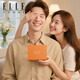 Elle Homme французский бренд кошелек мужская сумка для карт ID сумка верхняя часть кожи кожи мужской кошелек подарок на день рождения для парня и муж 8601517-1 [столовая подарочная коробка]