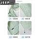 JEEP SPIRIT2025连帽冰丝防晒马甲套装男士轻薄坎肩短裤一套无袖搭配 2518MJ天兰 XL 建议140-160斤