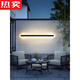 Huikeying Shang Germany imported quality wall lamp waterproof aisle stair light long wall lamp outdoor balcony lamp door villa courtyard 9227-rainproof model 9227-200c-neutral light-65