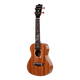 Gerila ukulele weibliche Anfänger 2011r Sakura Hochwertig furnier kleiner Gitarre Ukulele 23 Zoll Pfirsichblütenkern zurück-Furnier (Obsidian Black) + Luxusgeschenk 23 Zoll