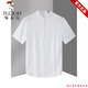 Woodpecker Ice Silk Short Sleeve Shirt Men's 2025 Summer New Fashion Simple and Versatile Handsome Collar Shirt No Crystal Collar Shirt Bleached Pattern S 165/84A/3895-105Jin[Jin equals 0.5 kg]