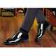 ERXU Herren Lederschuhe Anzug Schuhe Geschäftspoiny Toe Hochzeit weich