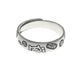 Centenary-old Minxiang pure silver 9999 sterling silver peace, joy and good fortune silver ring for women with gold tracing, national style and temperament, gold tracing 1 piece, one size fits all, adjustable mouth