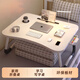 Hear Time Bed Computer Desk Folding Small Desk Student Dormitory Study Table Bay Window Home Lazy Table Increased Thickening White