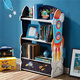 Ouoetyteamson fenduoqi bibliothèque bébé bibliothèque librairie pour enfants toys rangement armoire meubles de maternelle à la jungle rose aventure à 3 étages chaise TD-12799a