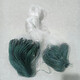 Weiße Seide Dreischicht sinkende Netzfischnetz Sticking Net Green Wire Mesh 100 Meter Fischerei Netto Crucian Karpfenfischerhänge Hanges Netto-Reservoir Netto Silber Net 1,5 Meter hoch 2 Finger weiße Seide Dreischicht sinkend 20 Meter lang