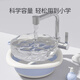 
Light Dora baby wash basin foldable basin newborn baby face wash butt wash feet children's basin can hang 3 pieces