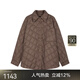 江南布衣（JNBY）【95白鹅绒】24冬新品鹅绒服女轻薄宽松A型抽绳翻领长袖5OAC1584H 209/深棕 S