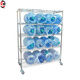 
Wenzhi stainless steel warehouse shelf chrome plated material rack household wire mesh storage rack with wheel movable display rack (thickened pipe) 1500 high 4 layers without wheels Thickened length 1518 width 609