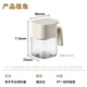 Maxcook seasoning box glass seasoning bottle salt shaker seasoning jar 300ml MCPJ2825