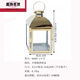 Candlestick Candlelight Dîner Europe Europe simple en acier inoxydable clair Luxur